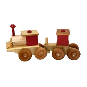 Red Engine Caboose Set