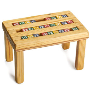 alphabet stool
